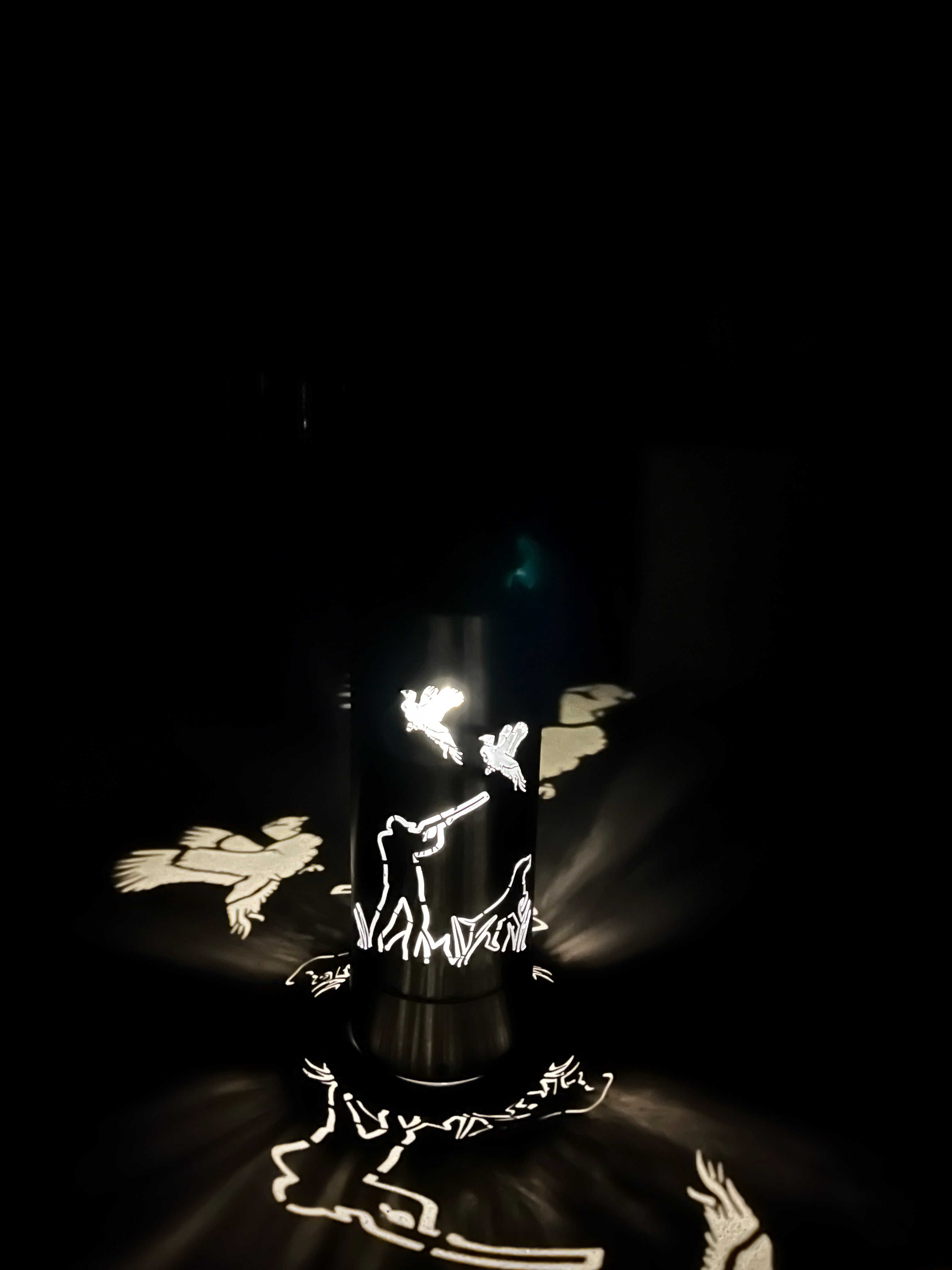 Standing Shotgun Shell Luminary/Lantern