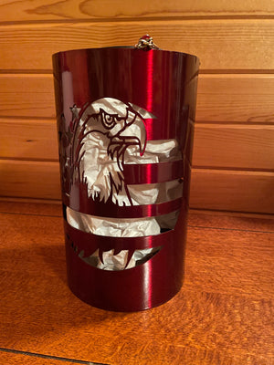 Hanging Eagle solar Luminary