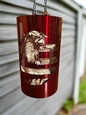 Hanging Eagle solar Luminary