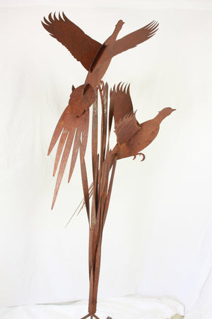 Pheasant Sculpture Double LG - LoneTree Designs