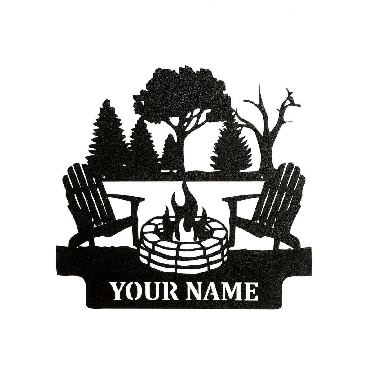 Campfire Custom Metal sign by LoneTree Designs