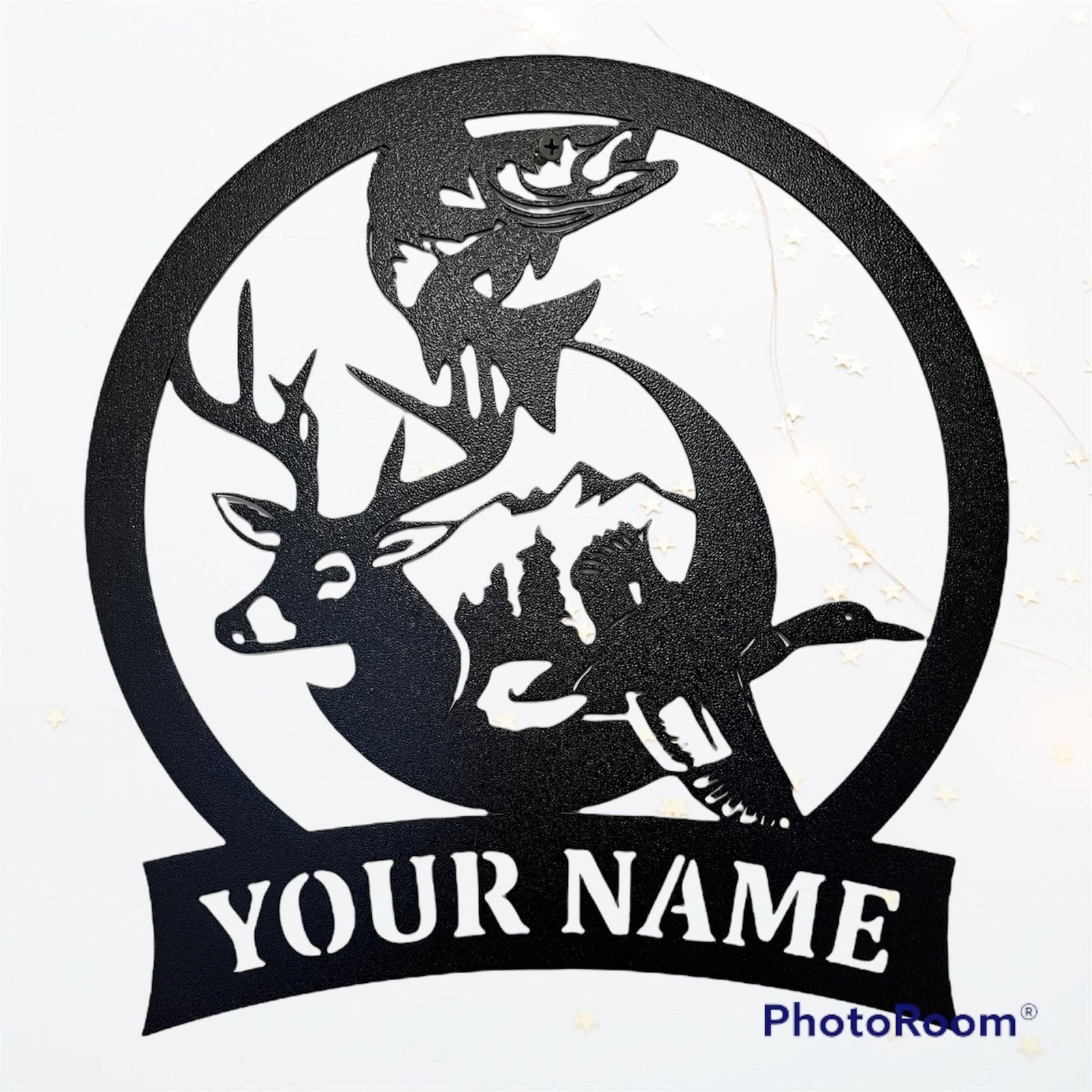 Hunter Metal Sign