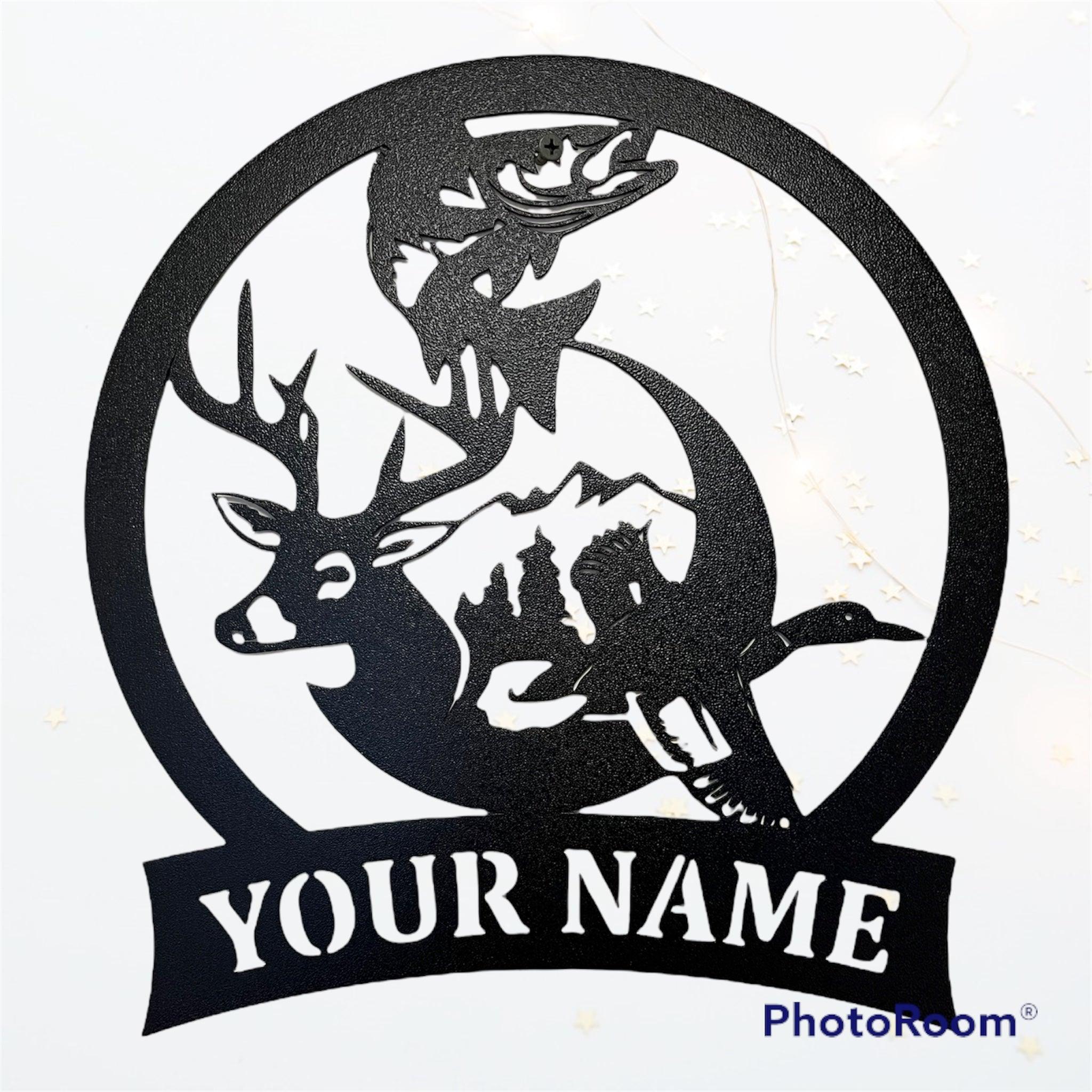 Hunter Metal Sign