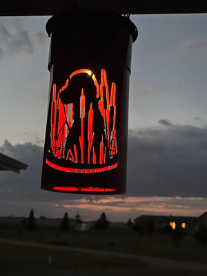 Shot Gun Shell Luminary Hanging Lab