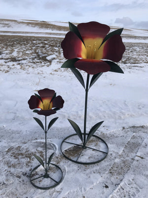 Trumpet Flower Metal - LoneTree Designs