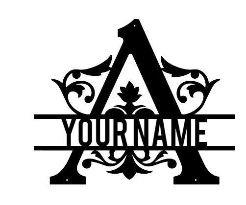 Monogram Personalized Signs - LoneTree Designs