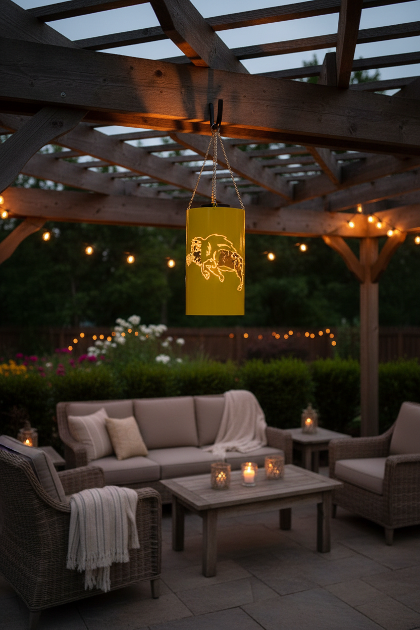 NDSU Bison Hanging Luminary