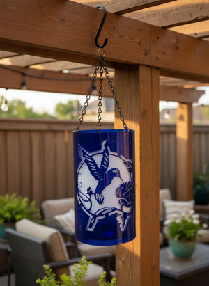 Hanging Hummingbird Luminary