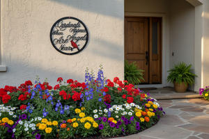 Cardinals appear metal sign