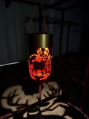 Shot Gun Shell Luminary Deer