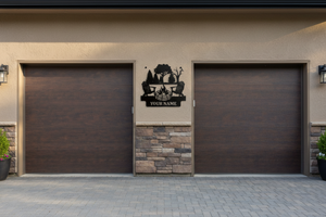 Campfire in the trees Custom Metal Sign