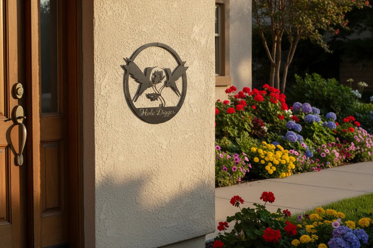 Hummingbird Custom Sign