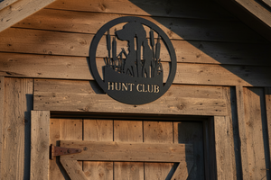 Labrador in cattails personalized sign