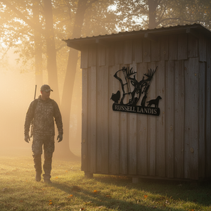 Bow Hunter Custom metal sign