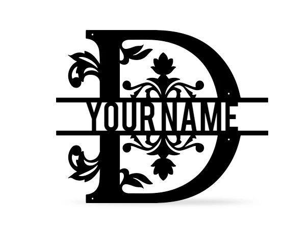 Monogram D - LoneTree Designs