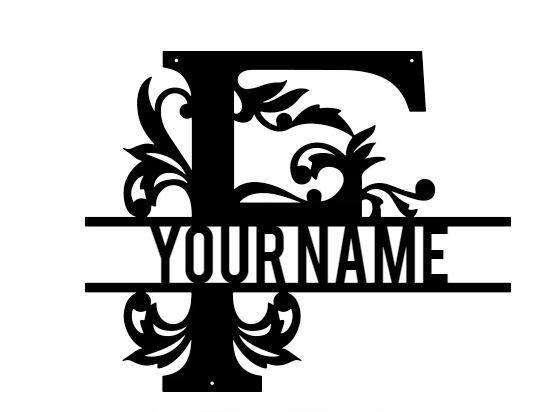 Monogram F - LoneTree Designs