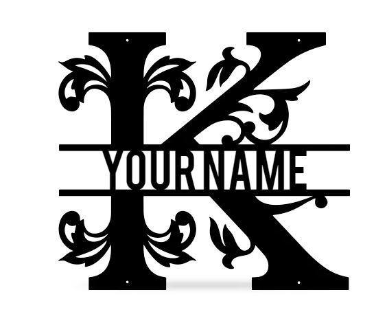 Monogram K - LoneTree Designs