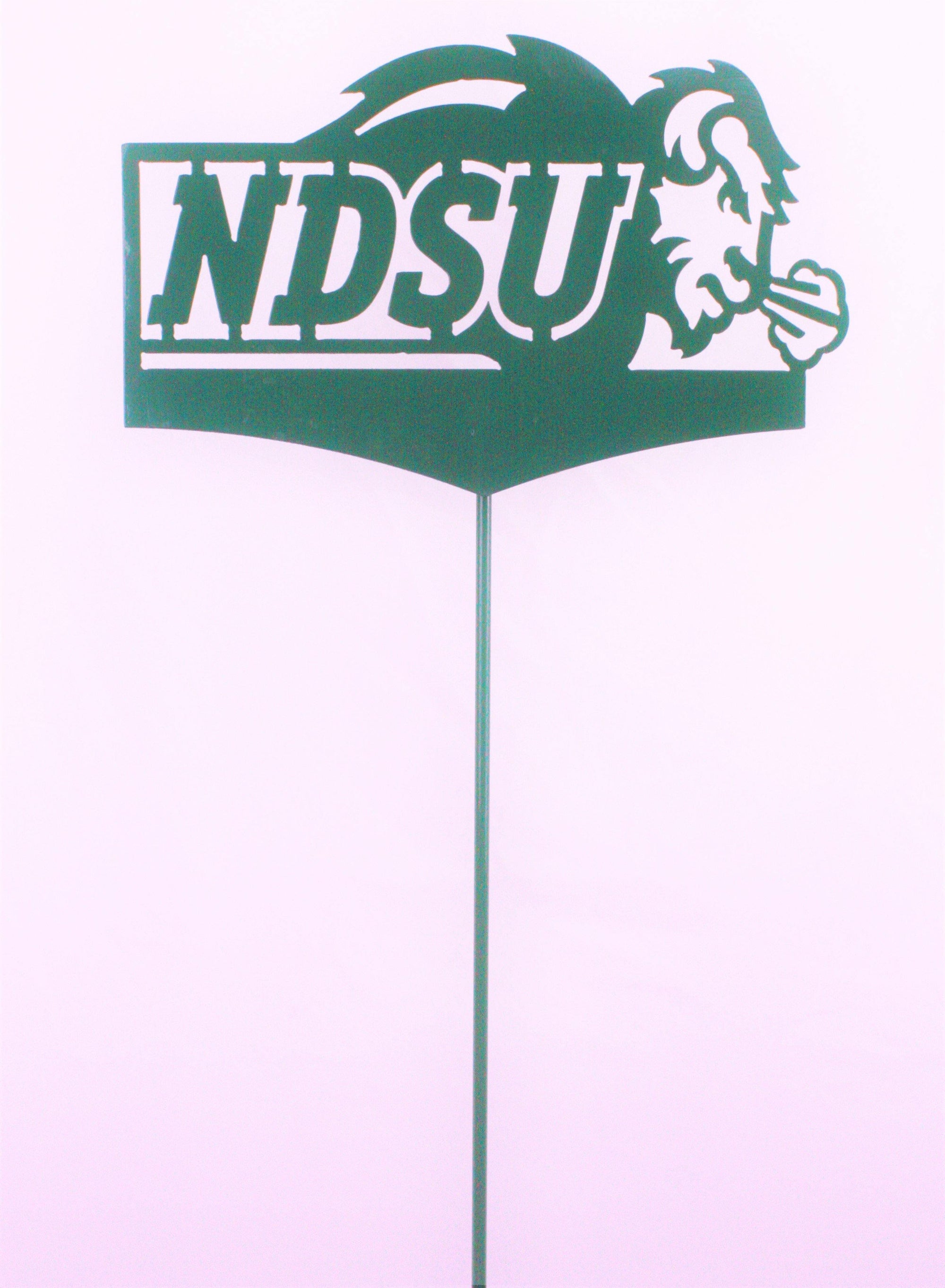 NDSU Bison Snort Garden Stake - LoneTree Designs