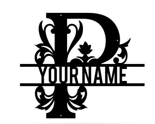 Monogram P - LoneTree Designs
