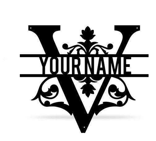 Monogram V - LoneTree Designs