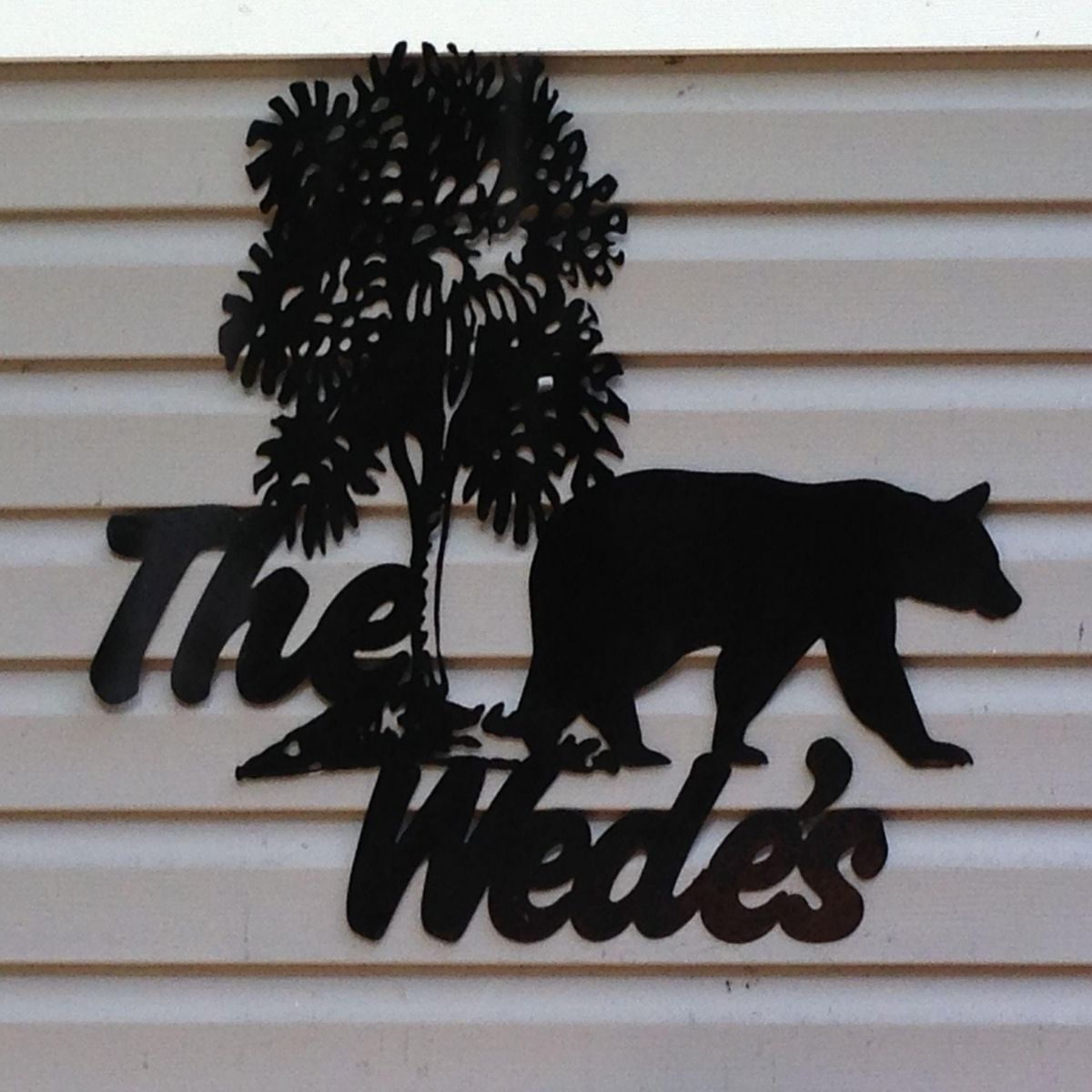 Bear Custom Sign by LoneTree Designs