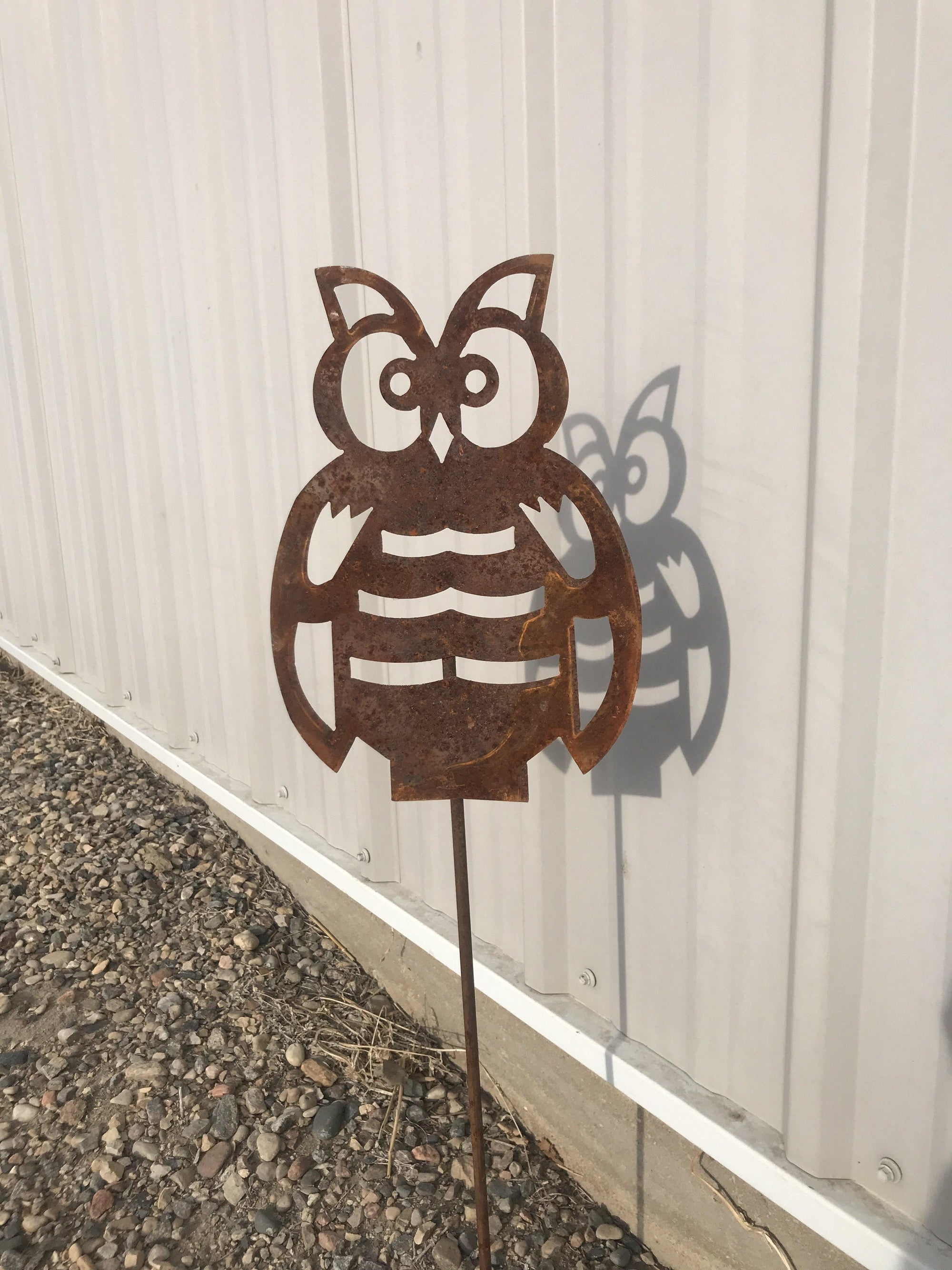 Garden stake Owl sm - LoneTree Designs