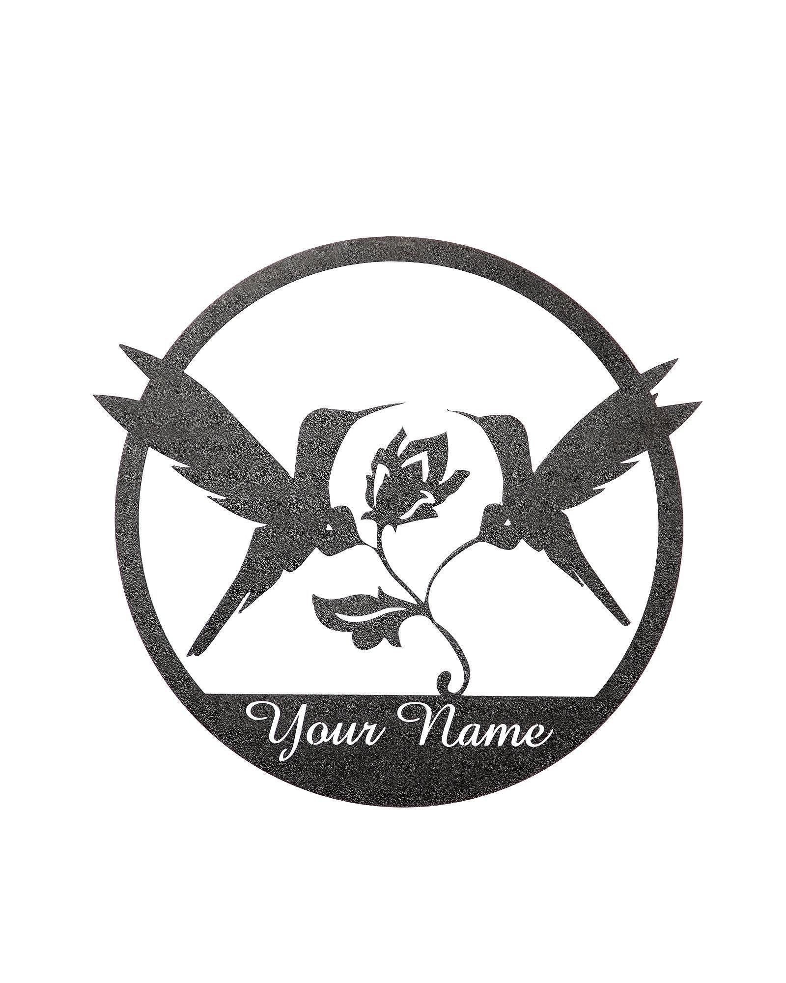 Hummingbird Custom Sign - Lone Tree Designs