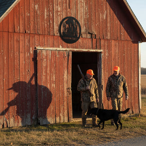 Labrador in cattails personalized sign