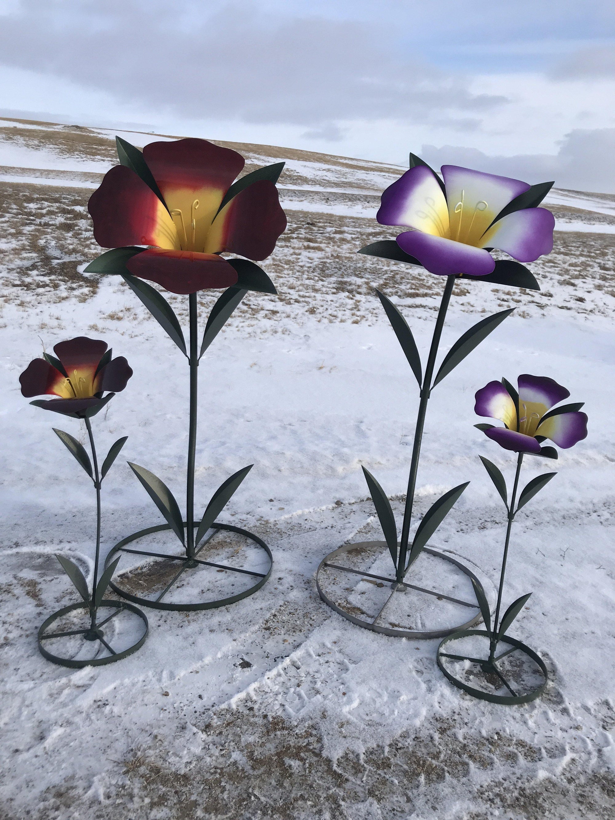 Trumpet Flower Metal - LoneTree Designs