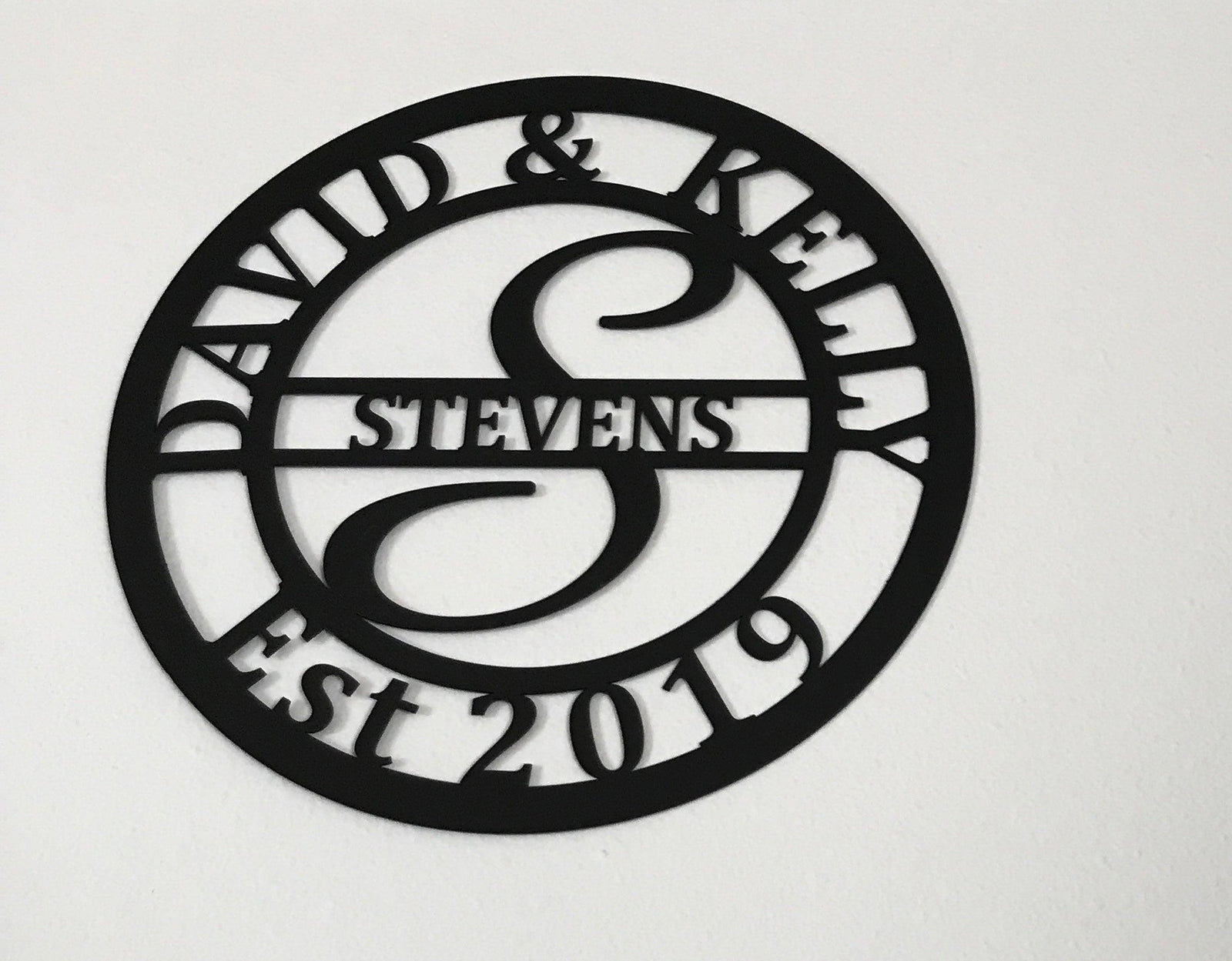 SPLIT LETTER MONOGRAM ESTABLISHED