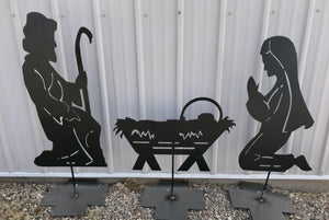 Christmas Nativity Set of 3 - LoneTree Designs